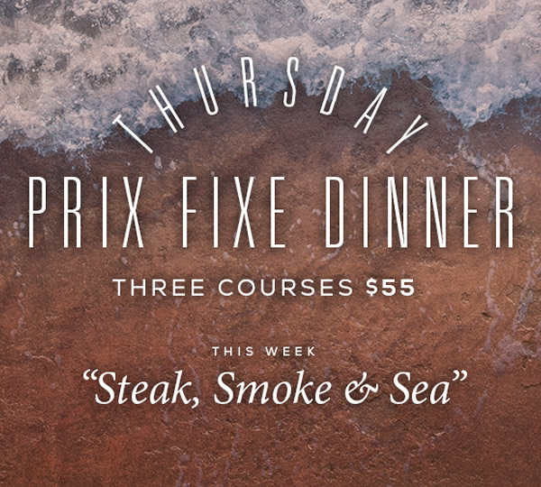 Thursday Prix Fixe