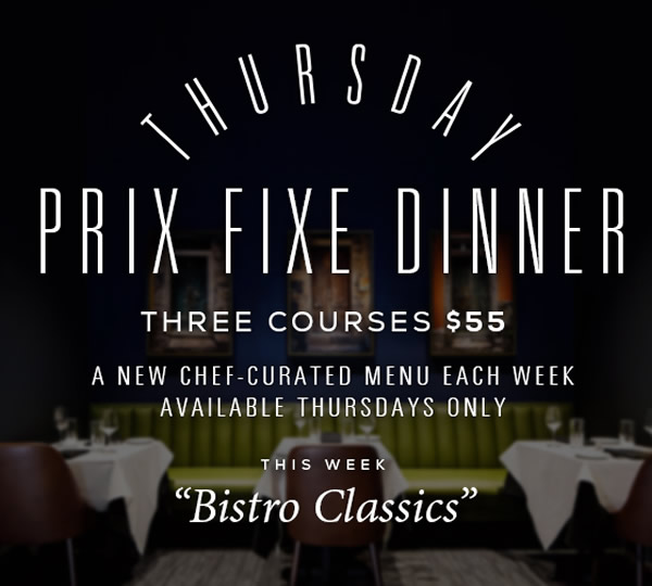 Thursday Prix Fixe