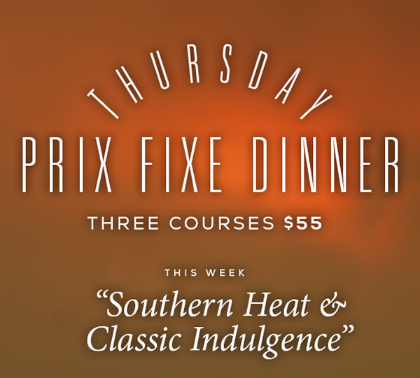 Thursday Prix Fixe