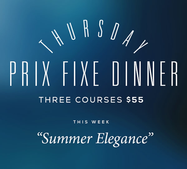 Thursday Prix Fixe