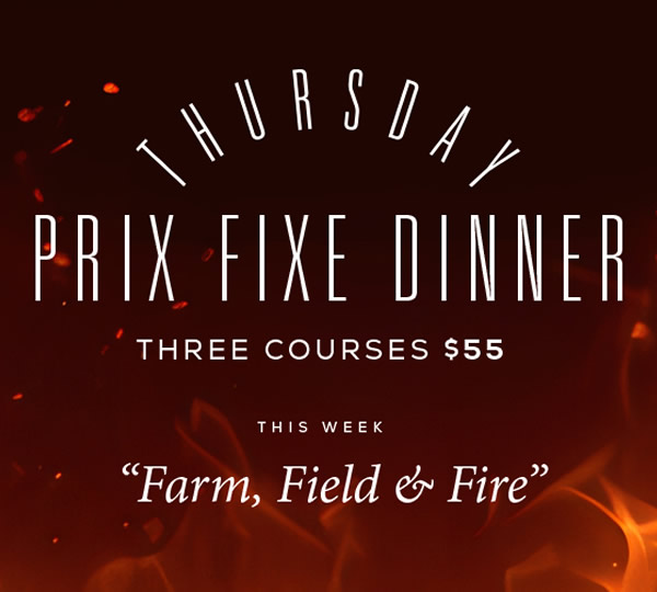 Thursday Prix Fixe
