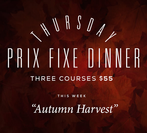Thursday Prix Fixe