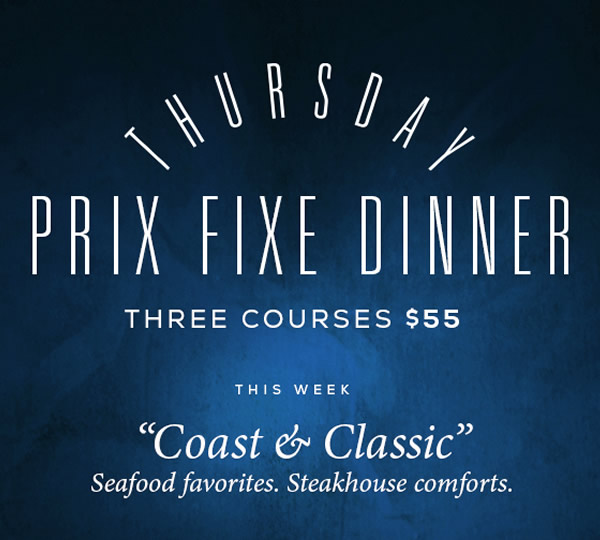 Thursday Prix Fixe